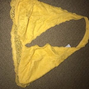Yellow forever 21 Bralette